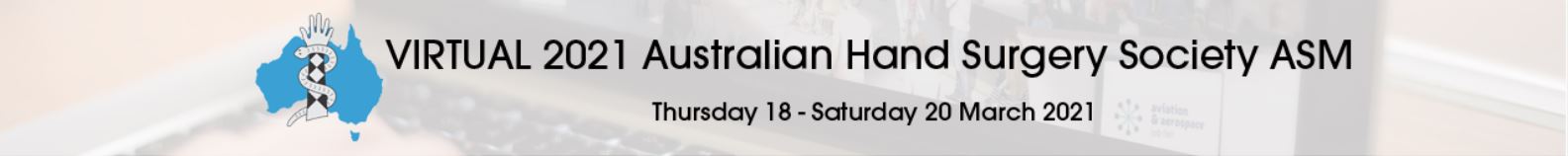 Virtual 2021 Australian Hand Surgery Society ASM